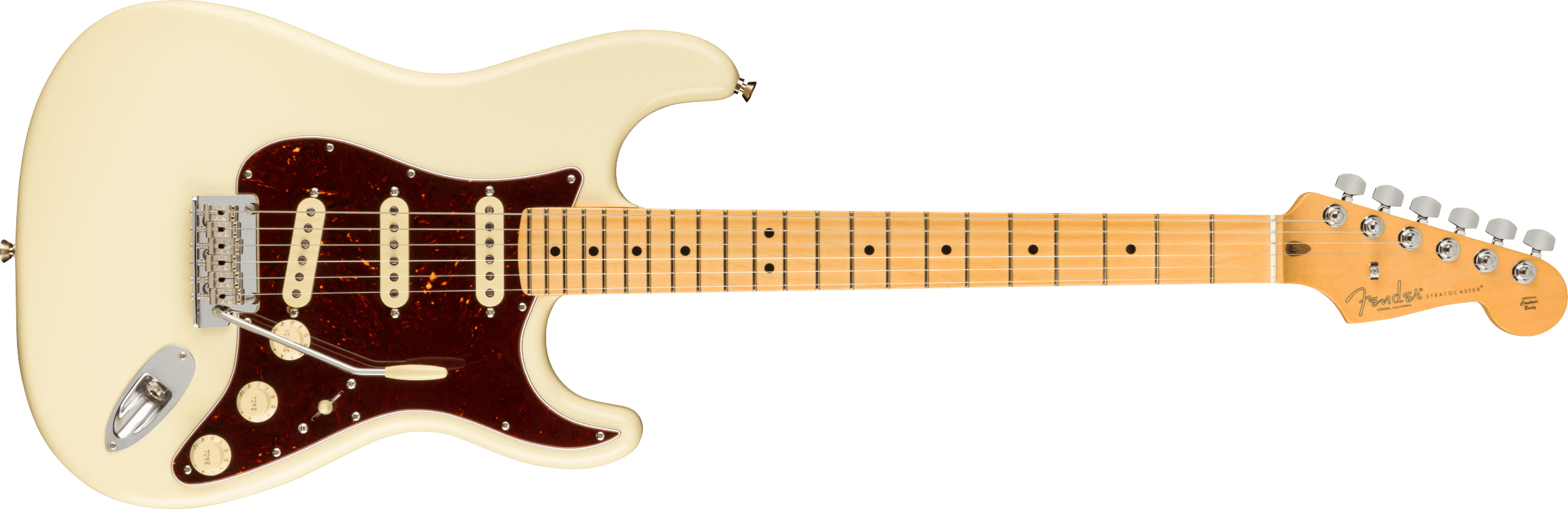 FENDER - AM Pro II Stratocaster MN Olympic White