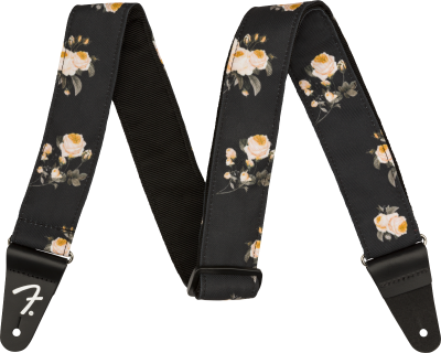 FENDER - Floral Strap Black