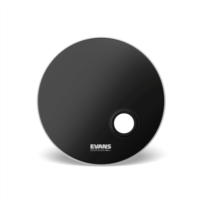 EVANS-22", Black, Bass Drum Resonator