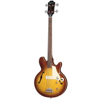 EPIPHONE - Jack Casady Fretless Bass Aged Royal Tan