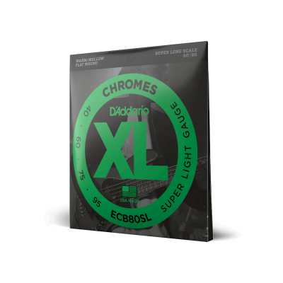 DADDARIO - ECB80SL Flat Wound 40-95