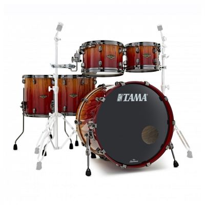TAMA - Starclassic Walnut/Birch 5pcs Vermilion Bosse Fonce Fade