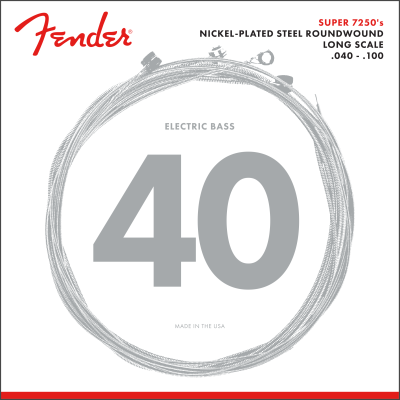FENDER-Nickel Plated Steelbass Strings .040-.100