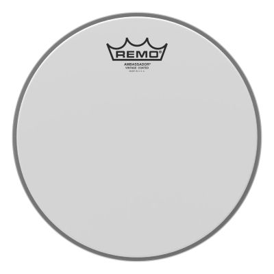 REMO-10" Vintage Ambassador Coated