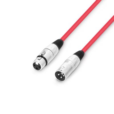 ADAM HALL - Microphone Cable 0,5m Red