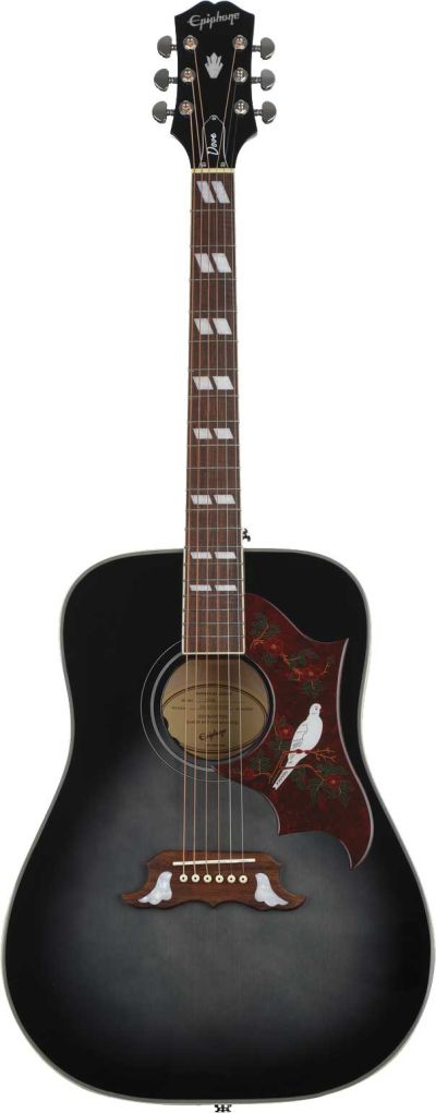 EPIPHONE - Dove Studio Transparent Ebony Burst