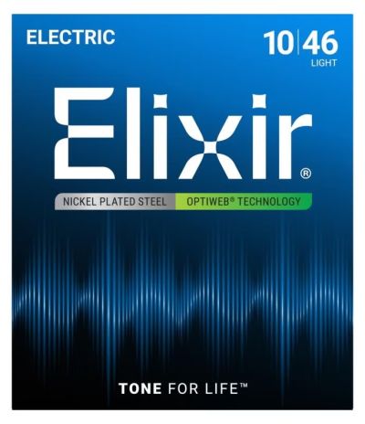 ELIXIR 19052 - OPTIWEB LIGHT ELECTRIC STRINGS 10-46
